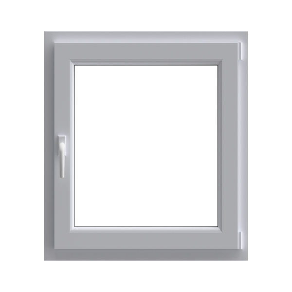 Janela em pvc oscilobatente branca 70x60 cm