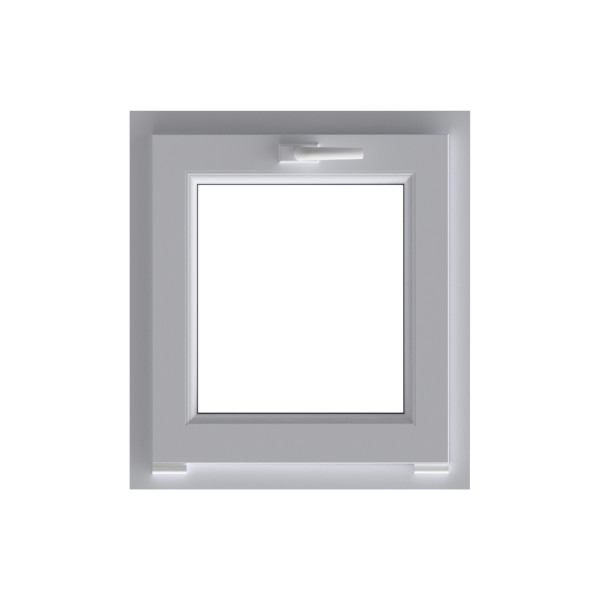 Janela pvc bat branco 50x60