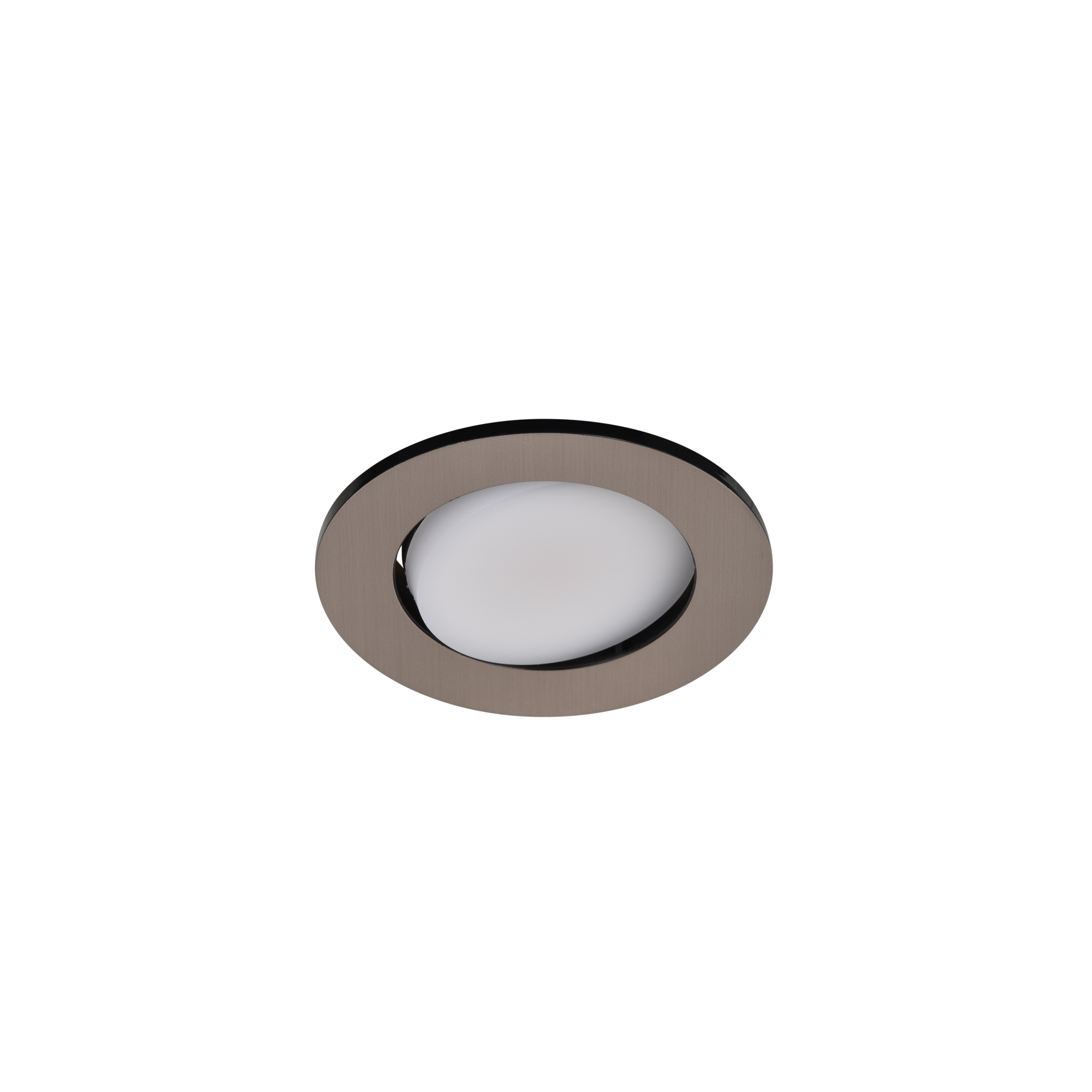 Downlight embutido led cromado regulável orientável Cooke & Lewis