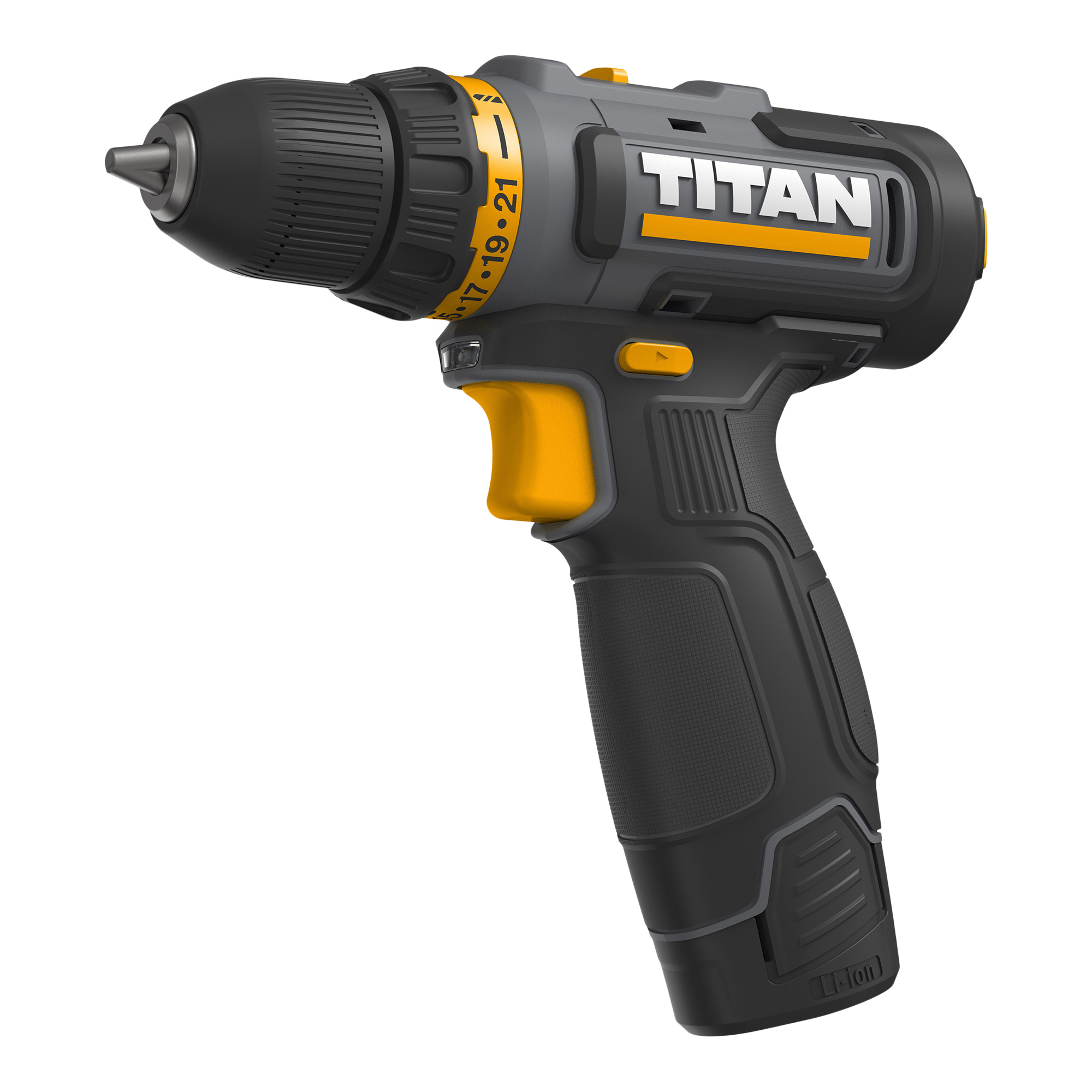 Berbequim 12v com 1 bateria de 2ah titan