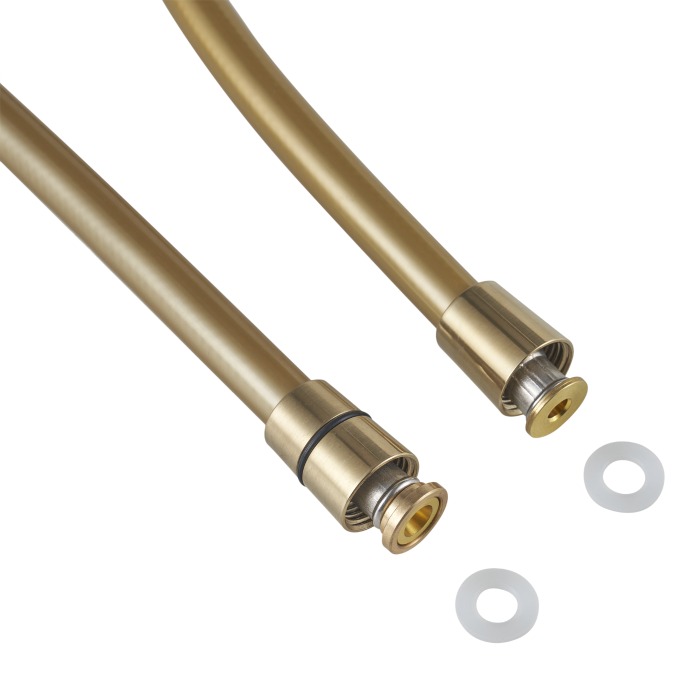 Flexível de duche em PVC dourado 175cm Cooke & Lewis