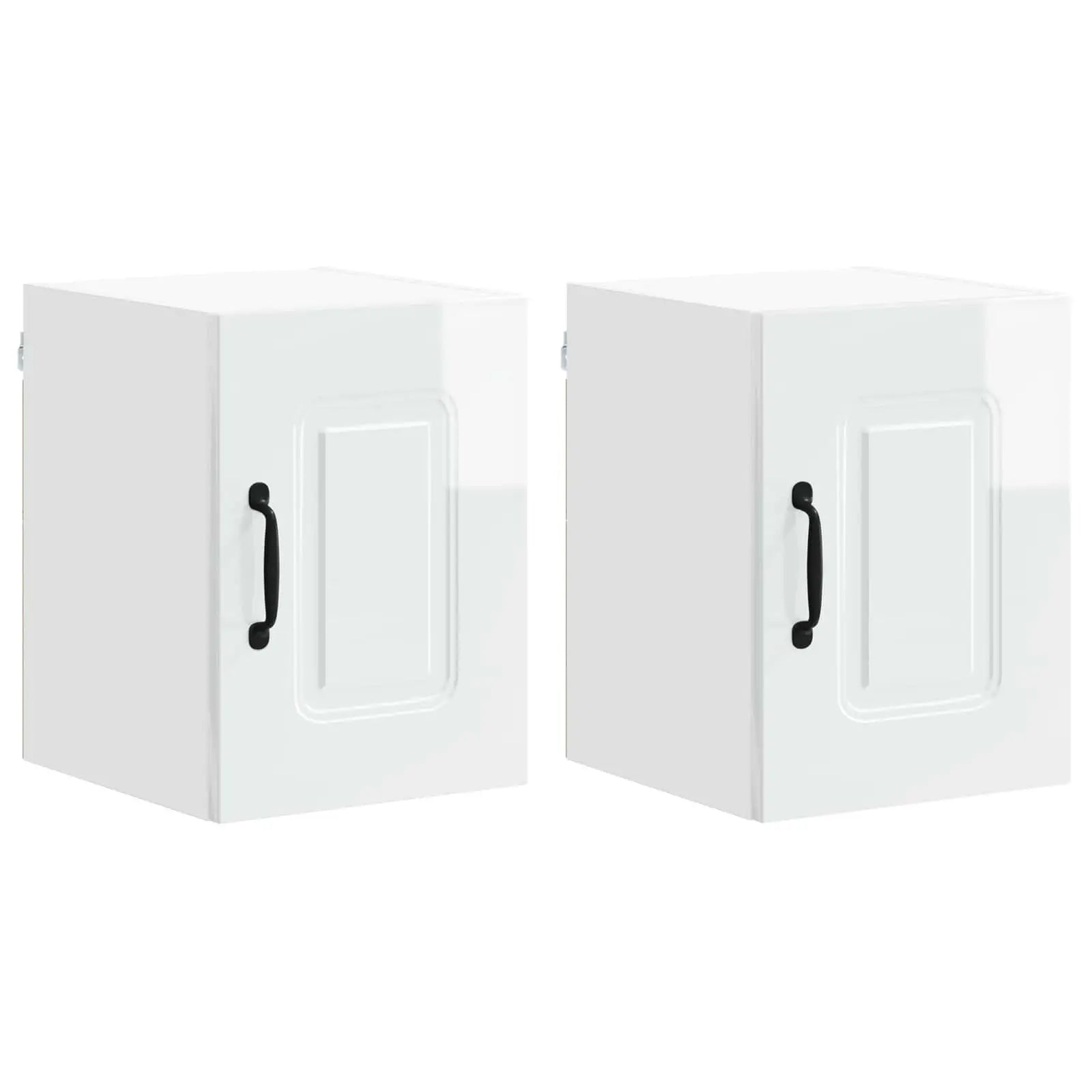 Conjunto de 2 prácticos armarios de pared para cocina