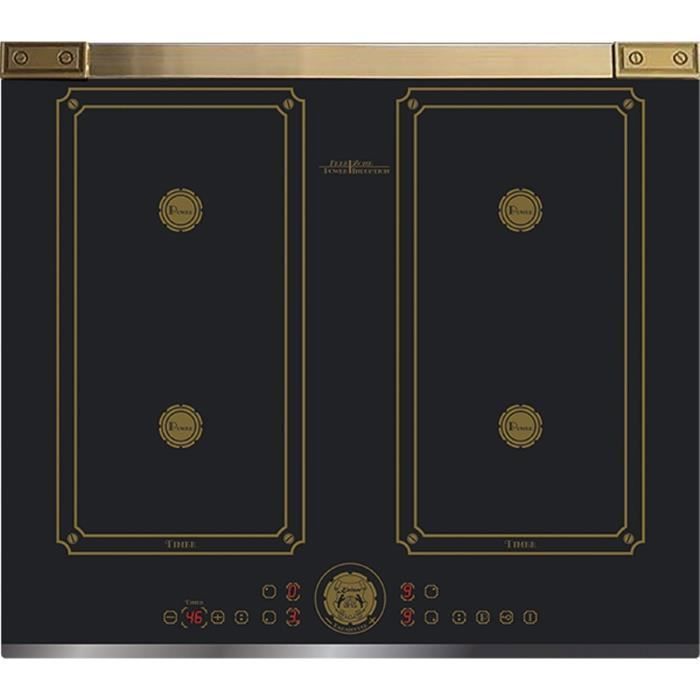 Placa de cozimento por indução - kaiser - kct 6745 fi ad - 60 cm - 2 zonas