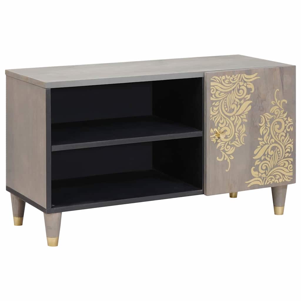 Móvel de tv - helloshop26 - design moderno - madeira de mangueira maciça -