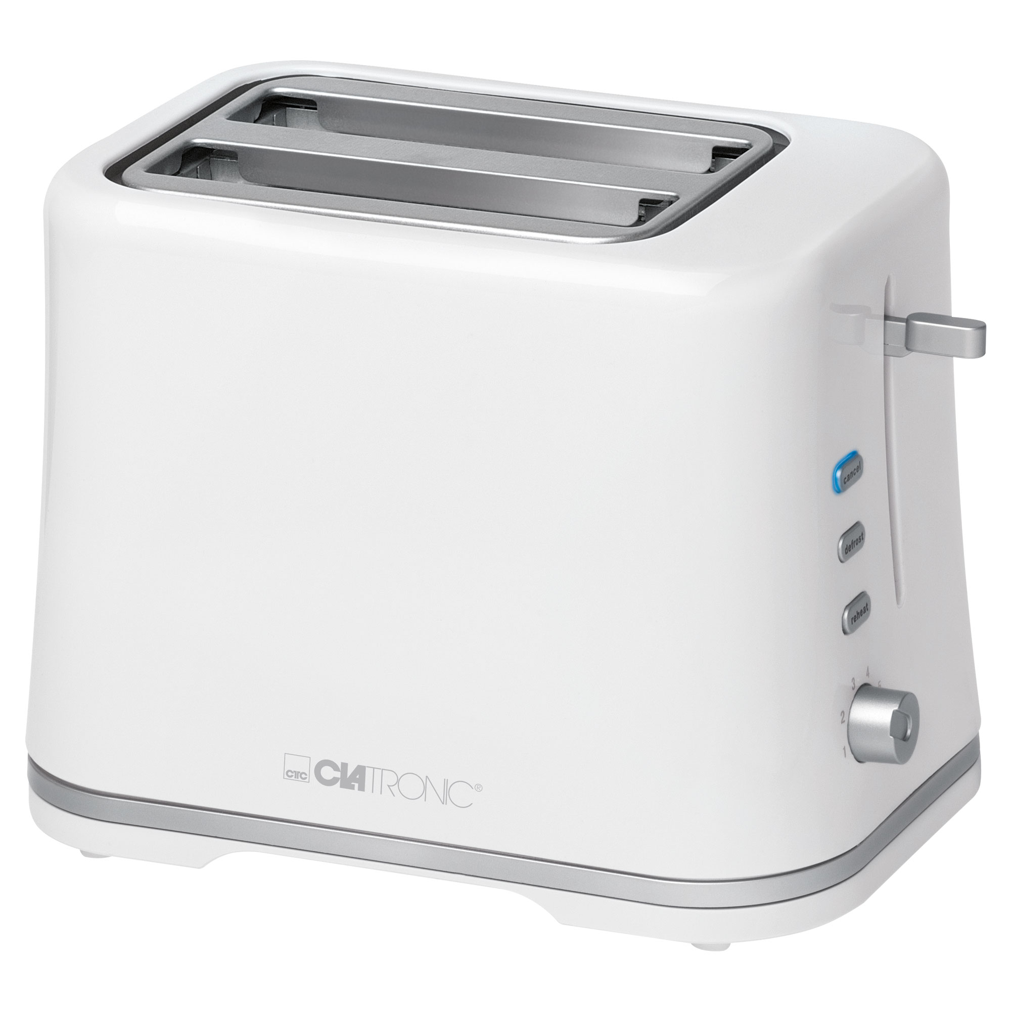 Torradeira 2 torradas clatronic ta 3554 branco 870w