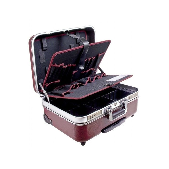Coffret de ferramentas profissionais com rodinhas abs kraftwerk