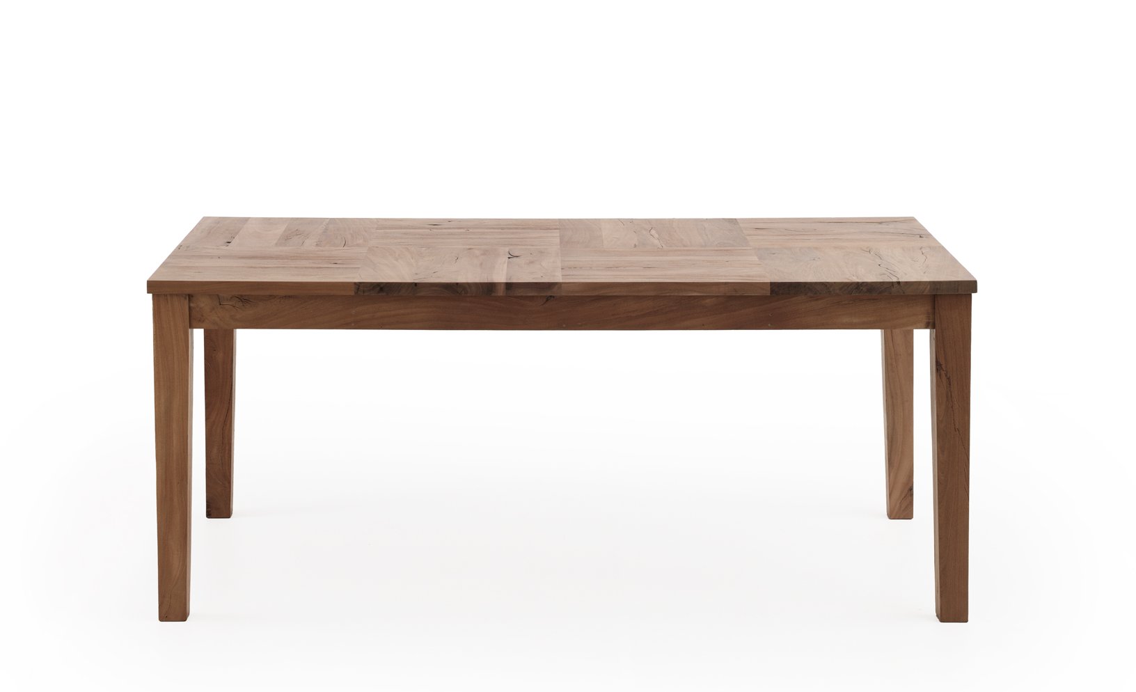 Mesa de madeira maciça feita de madeira de acácia reciclada, 180x90cm