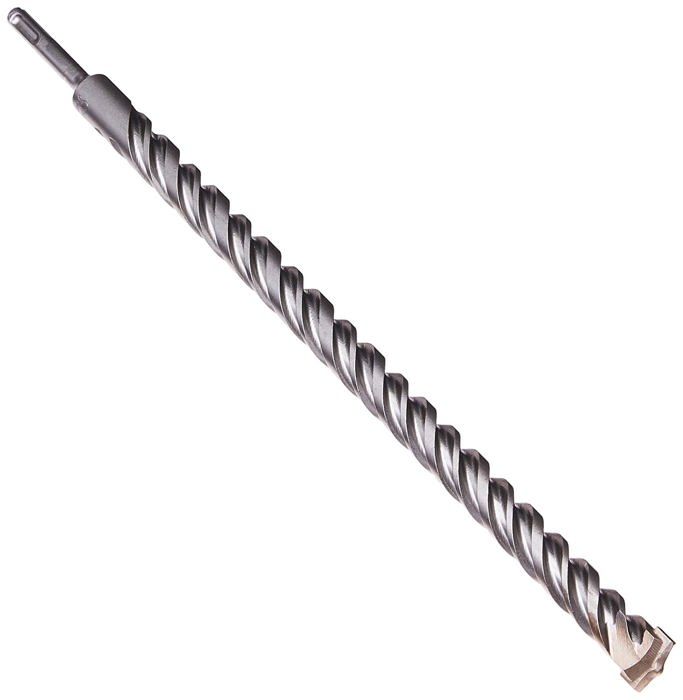 Broca Dewalt 24 x 450mm sds-plus - broca de metal duro superior - cinza