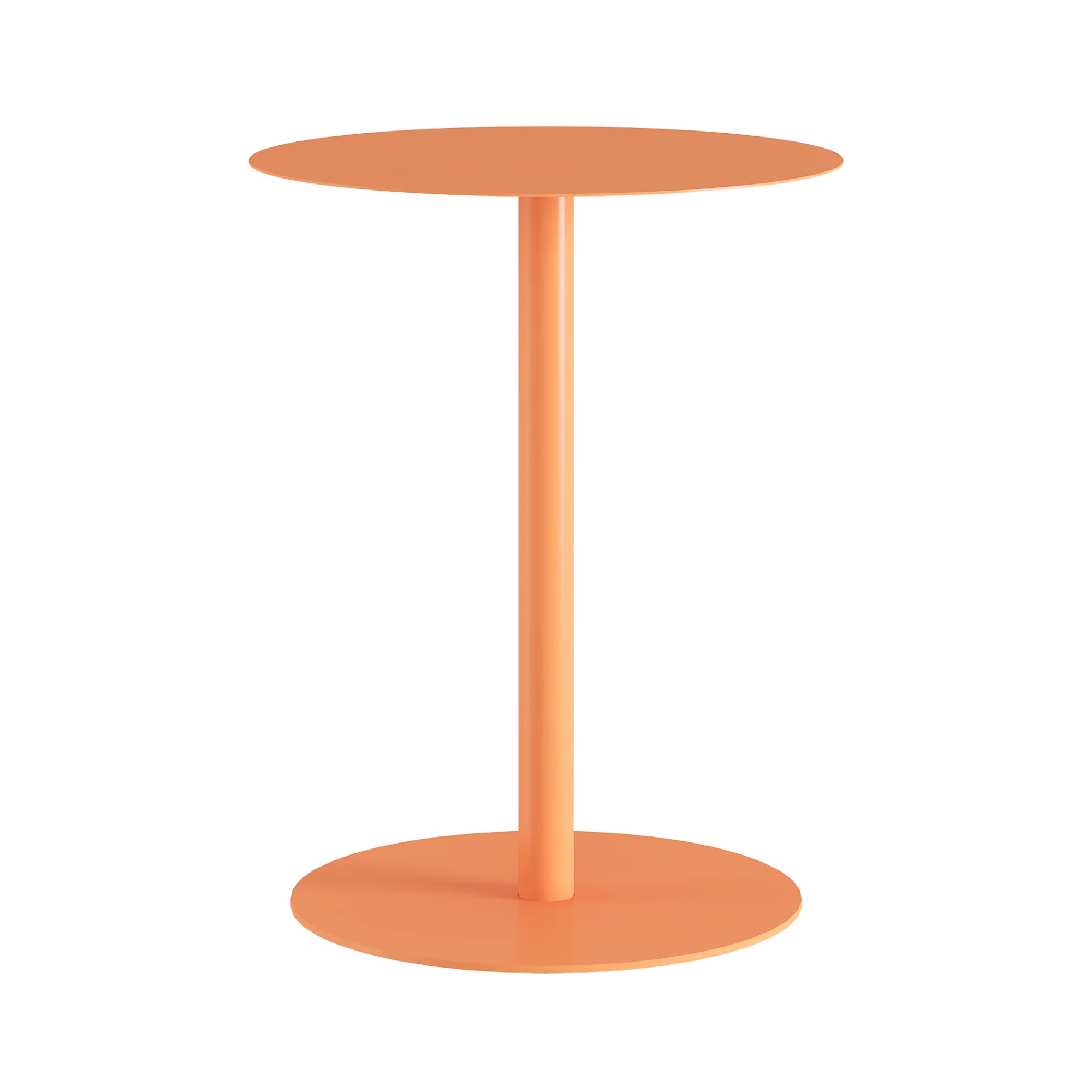 Mesa de apoio nastätten interior/exterior redonda 50xø40 cm laranja