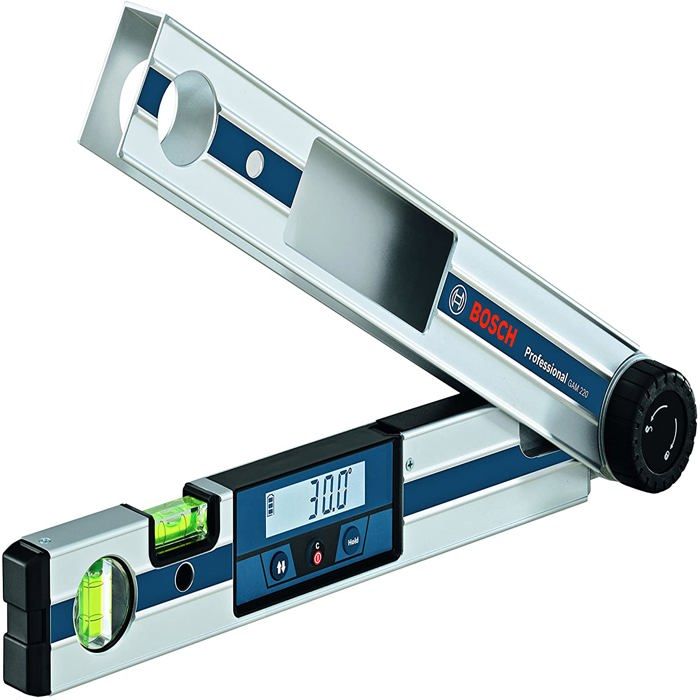 Medidor de ângulo - Bosch - gam 220 professional - precisão ±0,1° - comprim