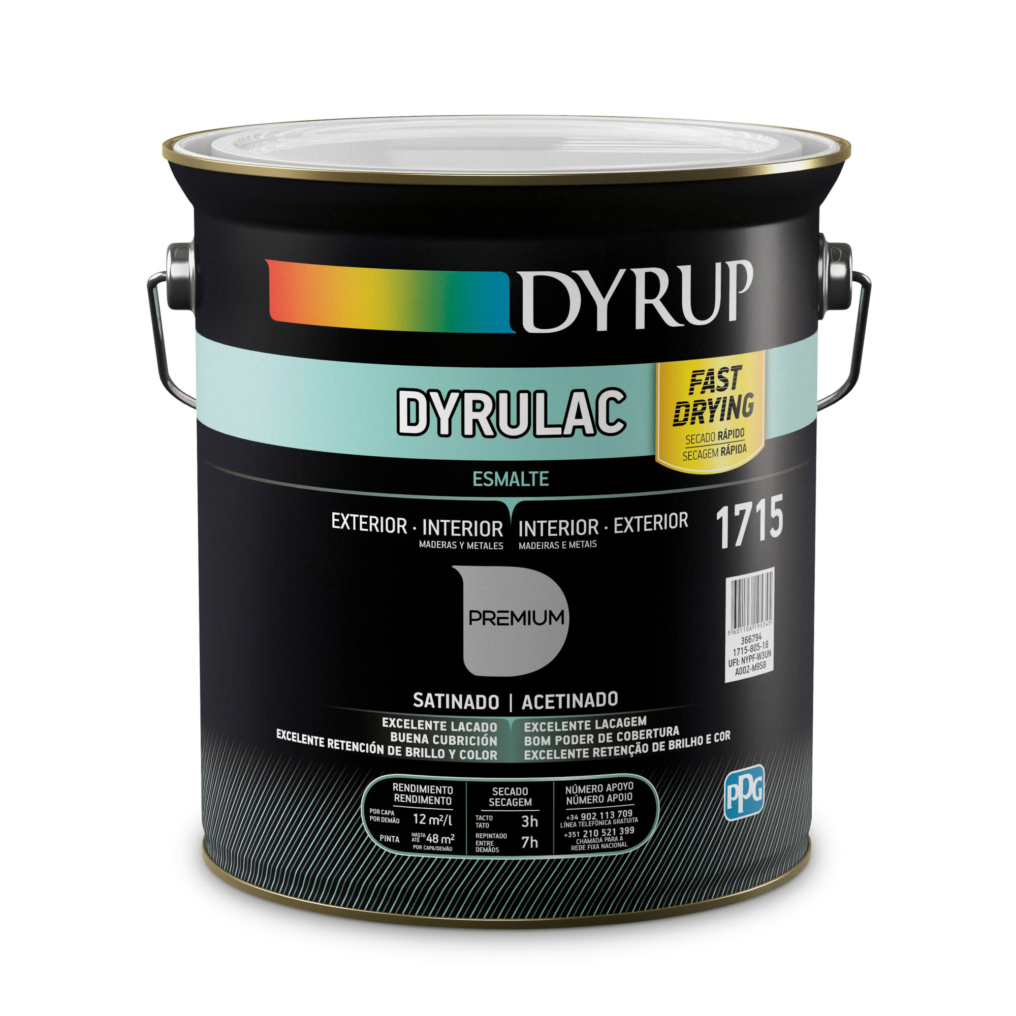 Dyrulac verde garrafa 4 L Dyrup