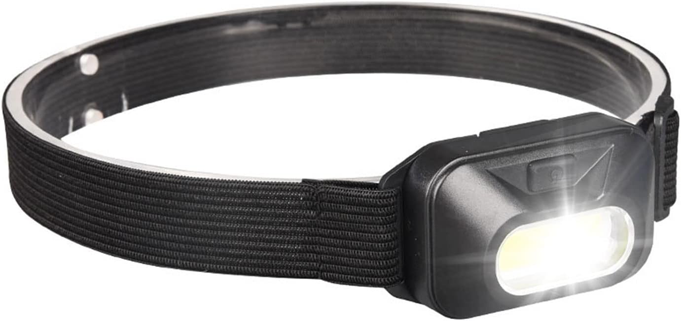 Lanterna LED preta potente profissional recarregável