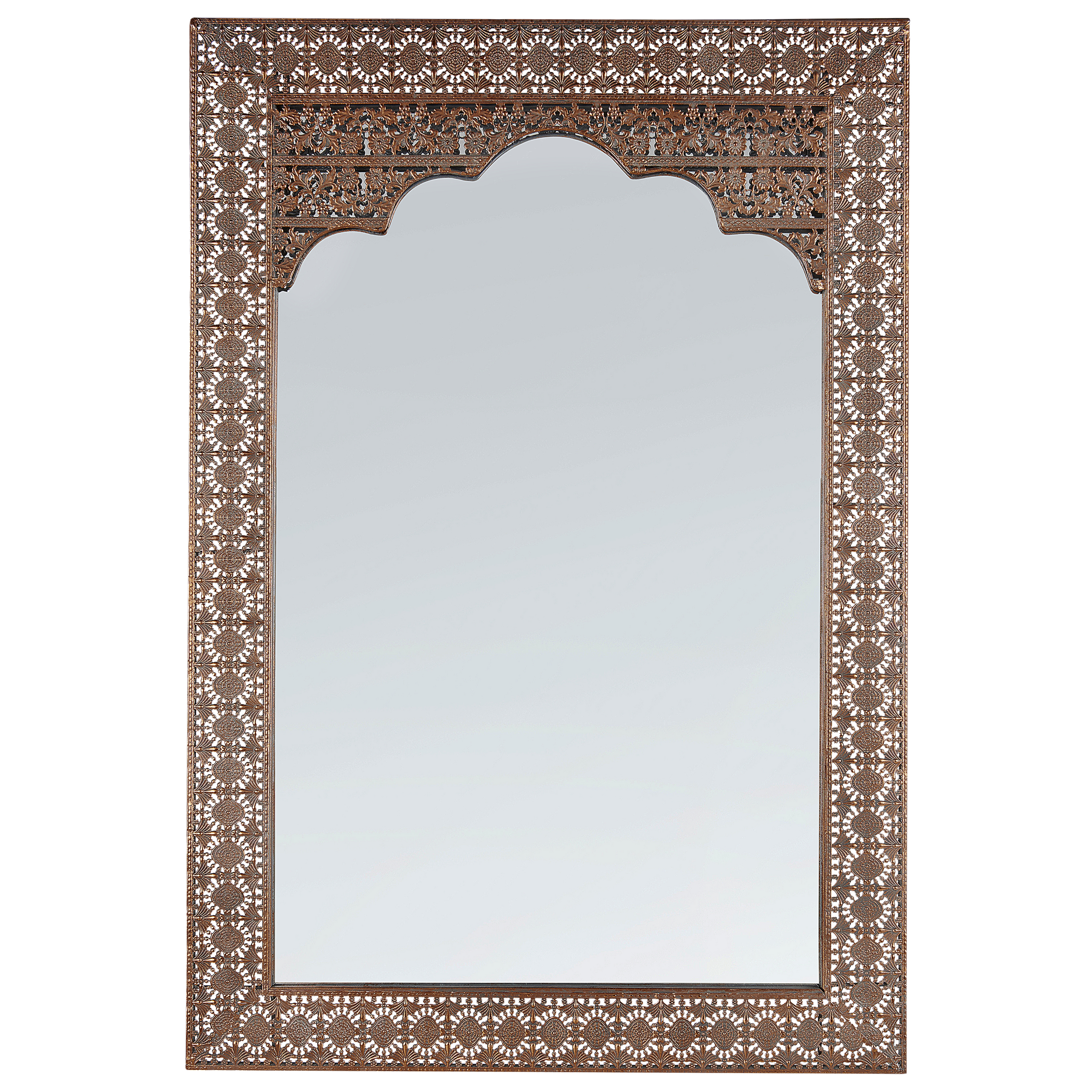 Espelho pali 60 cm 90 cm metal cobre