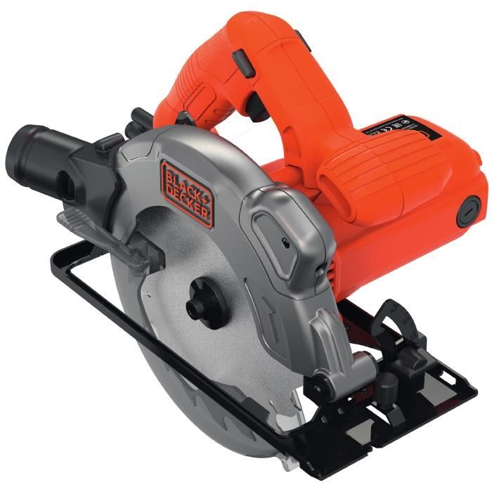 Serra circular com fio - black+decker - cs1250la-qs - 1250w - profundidade