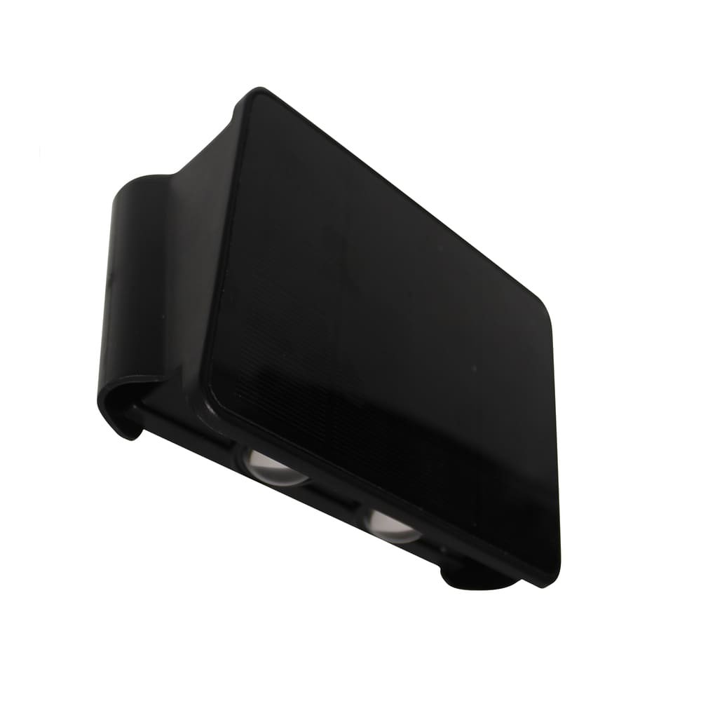 Aplique solar LED para exterior tom com memória de ignição 3000k
