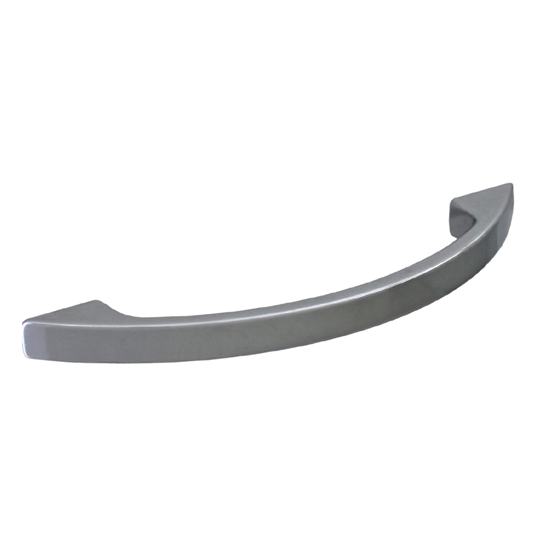 Puxador para móveis zamac acabamento cromado brilhante 128 mm