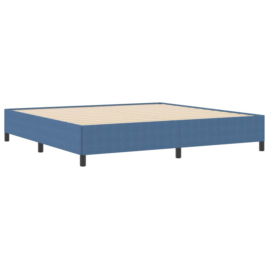 vidaXL estructura de cama azul 200 x 200 cm telas de pana