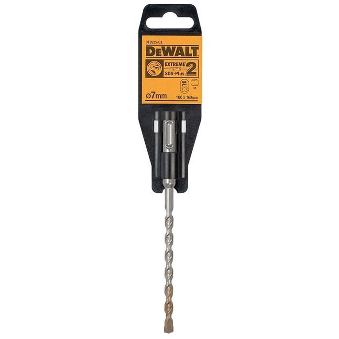 Broca - Dewalt - sds-plus extreme 2tm - 7mm - tijolos - 160mm