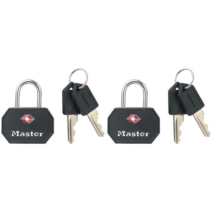 Masterlock conjunto de 2 cadeados de proteção em plástico abs de 30mm