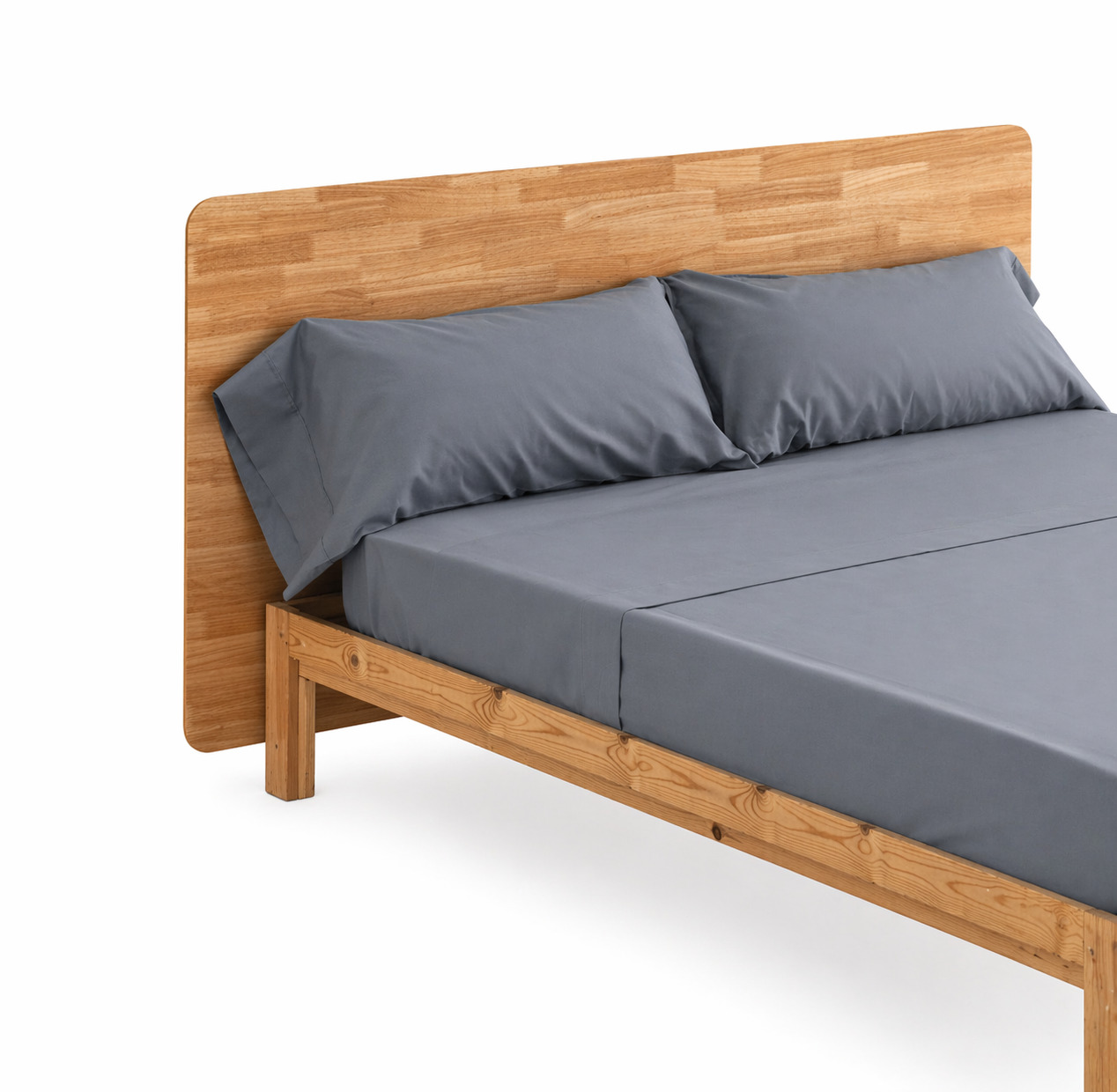 Conjunto de lençóis design cinza cama 200cm (4 peças) donegal collections