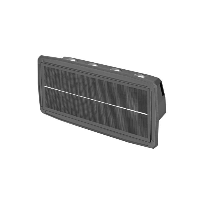 Aplique solar LED 400lm 8w 3000k