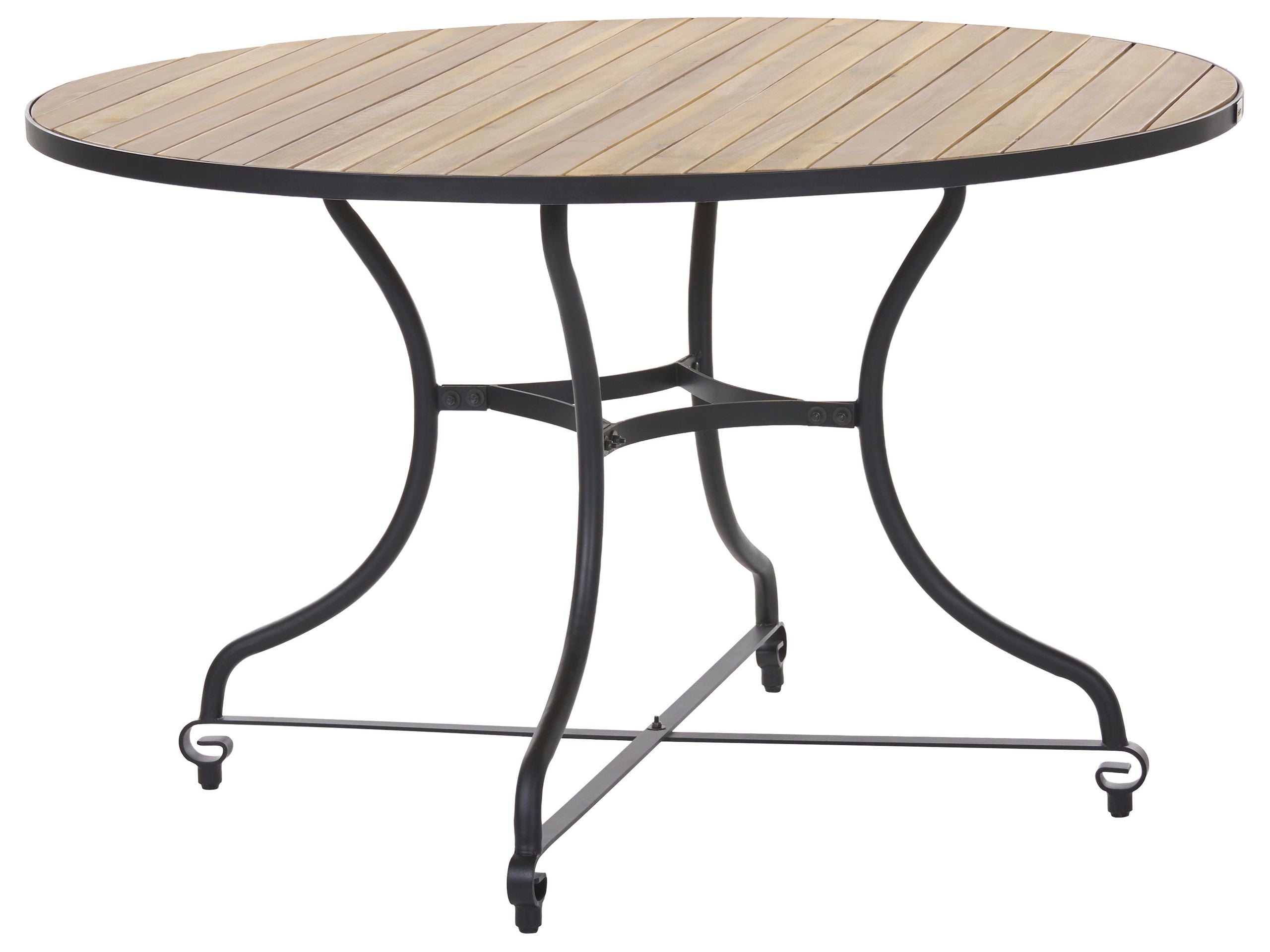 Mesa de jantar madeira de acácia castanho lascari