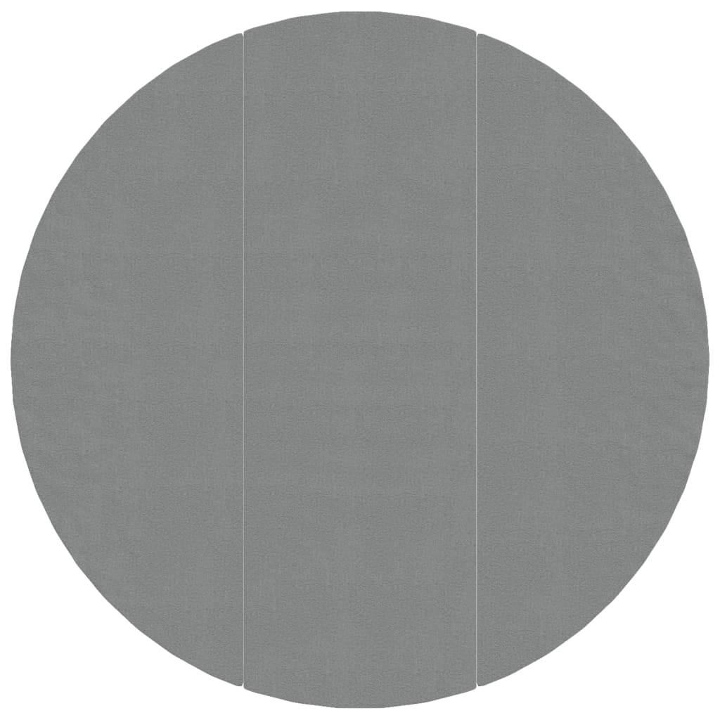 vidaXL tapiz de suelo piscina geotextil de poliéster gris claro ø396cm