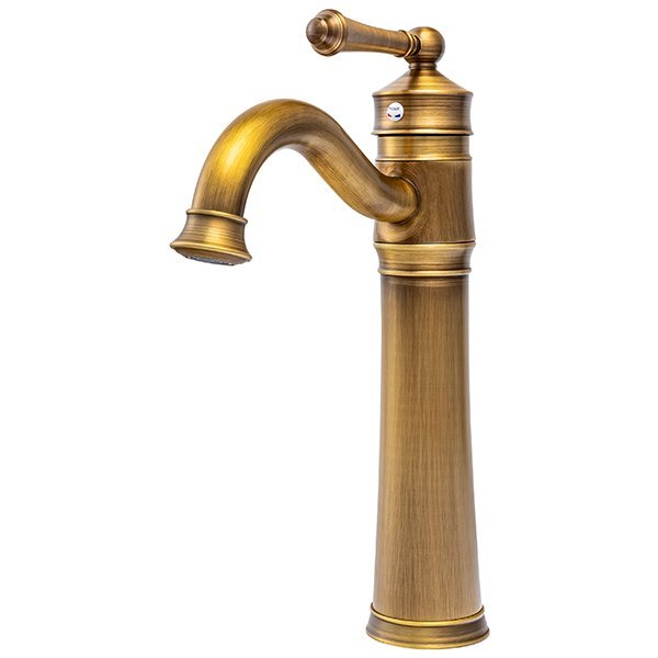 Torneira de lavatório retro, dourado