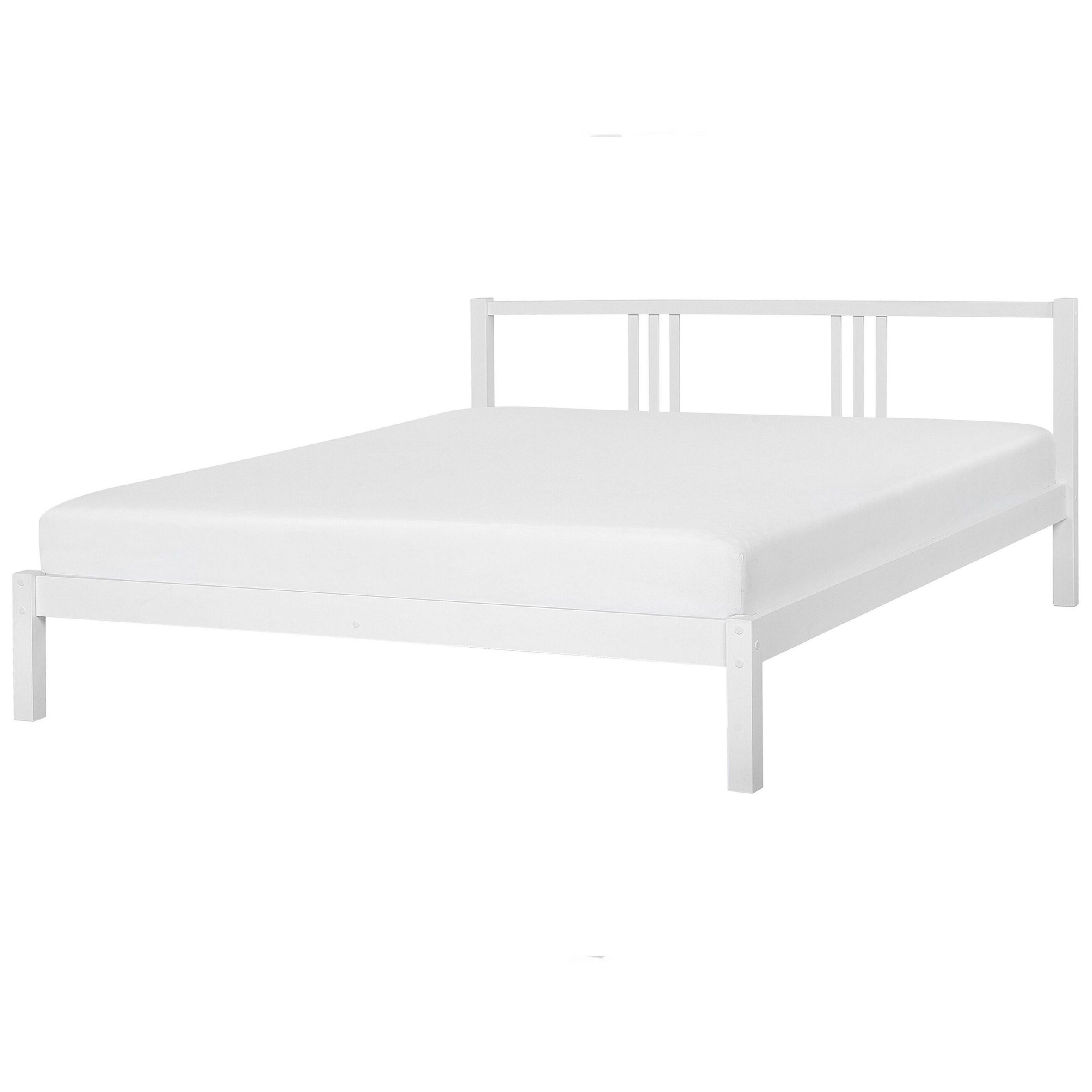 Cama madeira de pinho vannes 180 x 200 cm branco