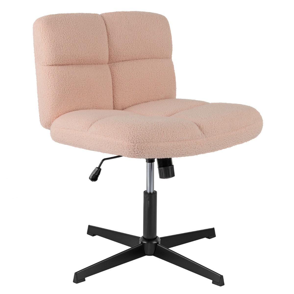 Cadeira de escritório - helloshop26 - 73x64x78-92 cm - amarelo - ajustável