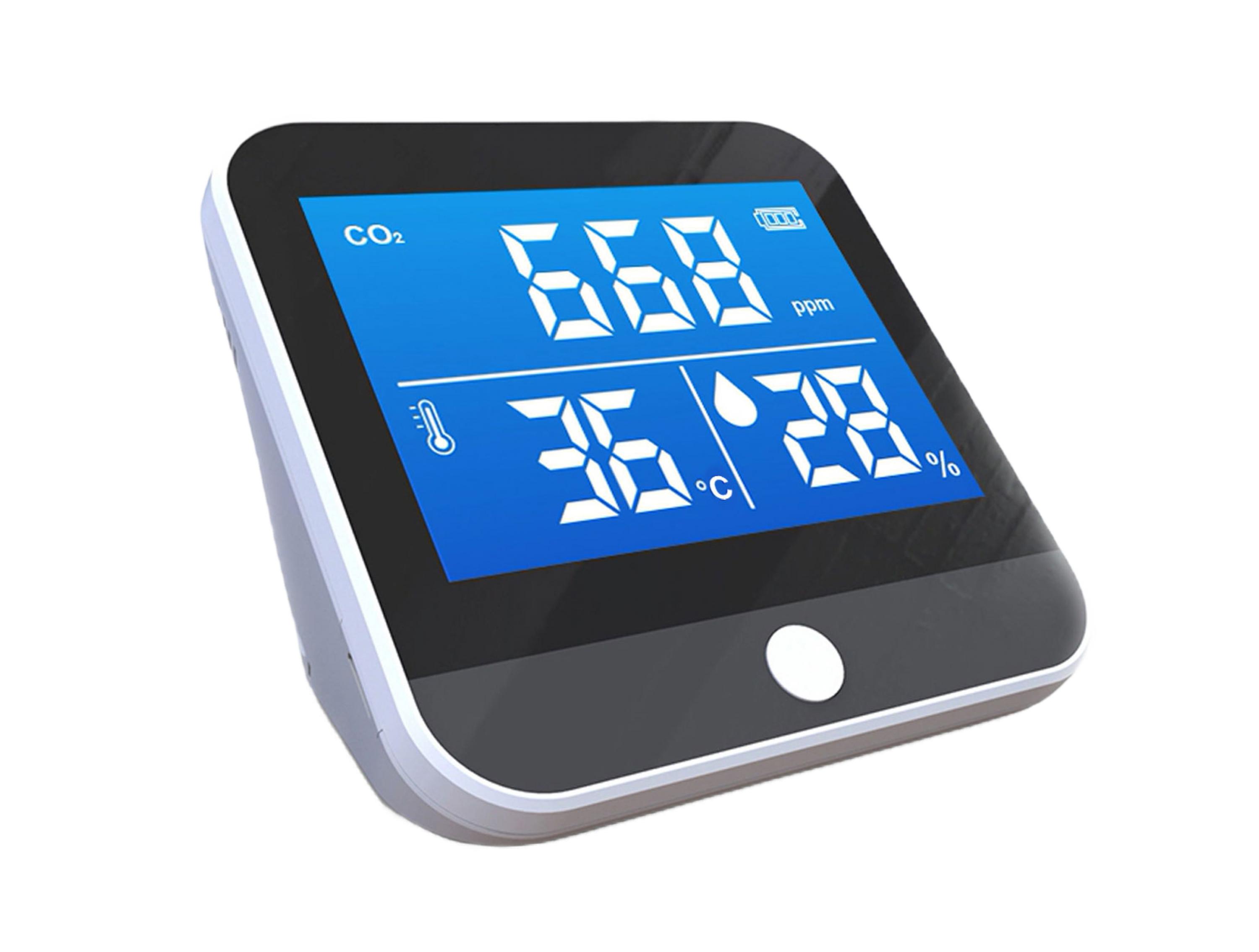 Medidor de qualidade do ar com detector de co2