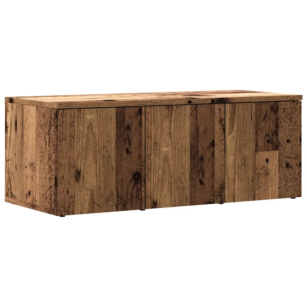 Móvel de tv - helloshop26 - móvel de tv em madeira velha 80x34x30 - madeira