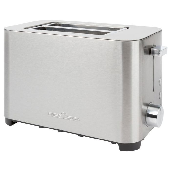 Torradeira 2 ranhuras em aço inoxidável proficook pc-ta1251