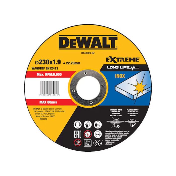 Dewalt dt43909-qz 1 peça disco de corte 1 unidade(s)