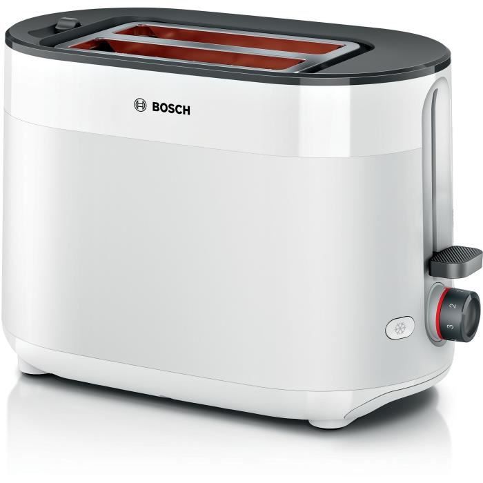 Torradeira - Bosch - tat2m121 mymoment - branca - 2 fatias - centragem auto