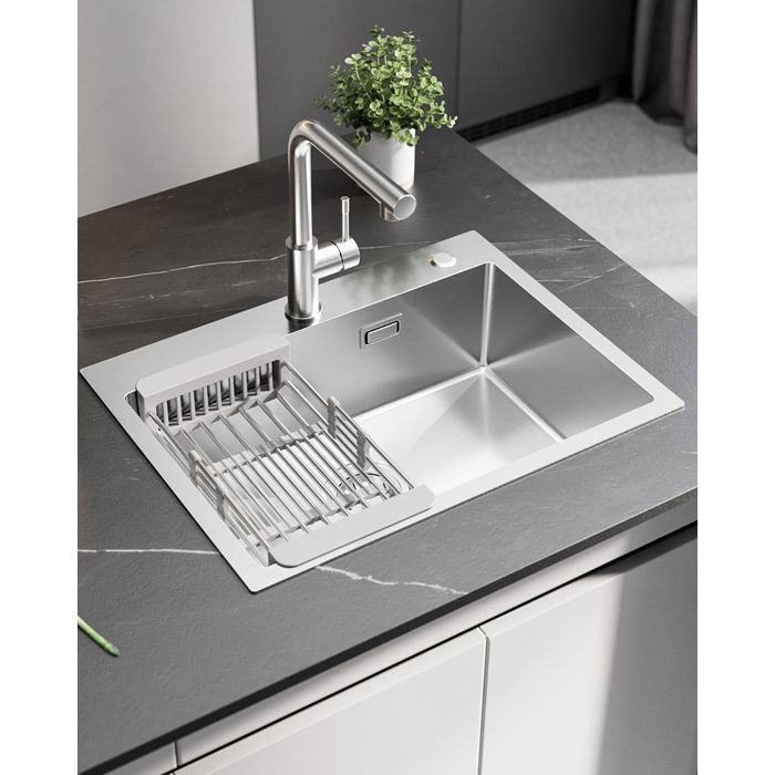 Cuba de cozinha - sofetiy max - 60x45cm - inox escovado - 1 compartment - c