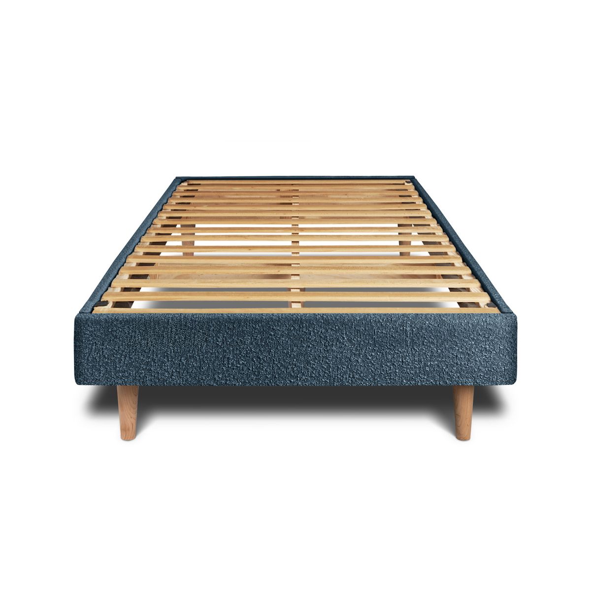 Estrado de molas com ripas 90x190 cm - tecido bouclette - kit bricolage - a