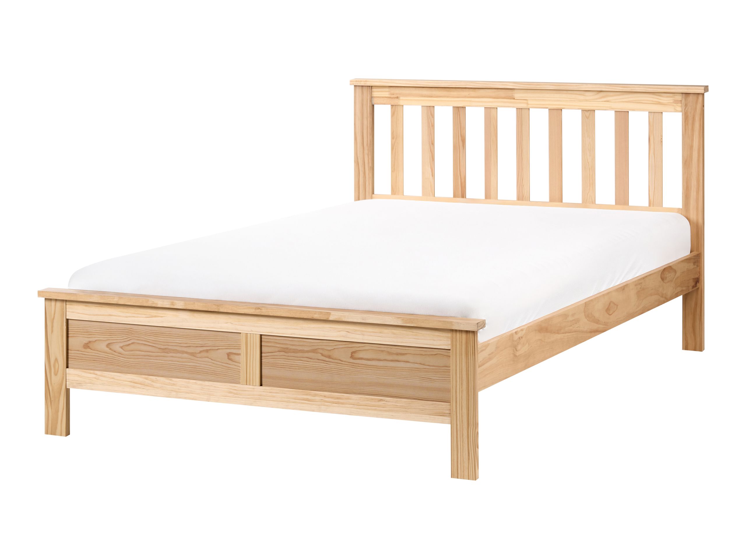 Cama madeira de pinho mayenne 120 x 200 cm castanho claro