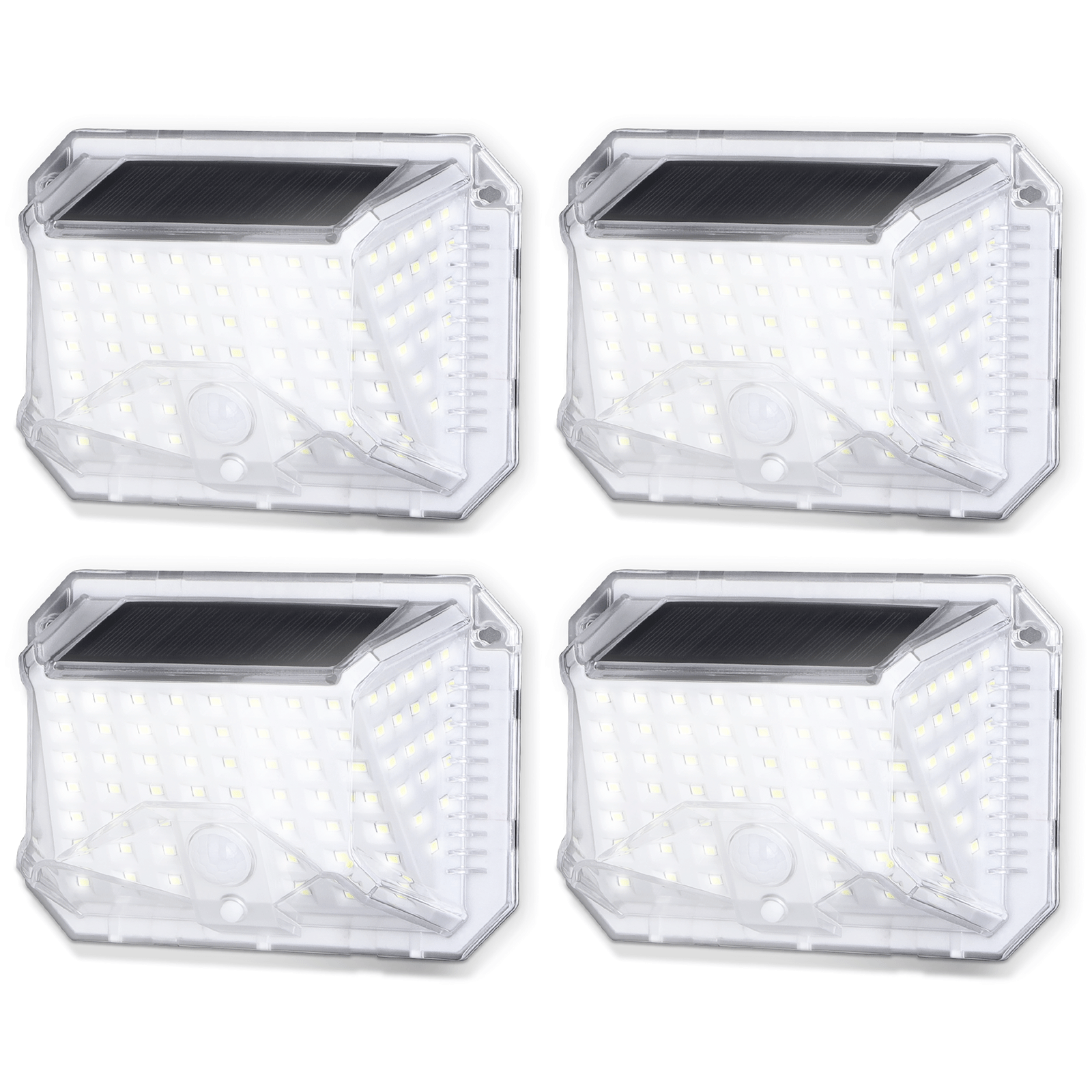 Aigostar luz solar exterior sensor movimento 3 modos ip65 4 unid.