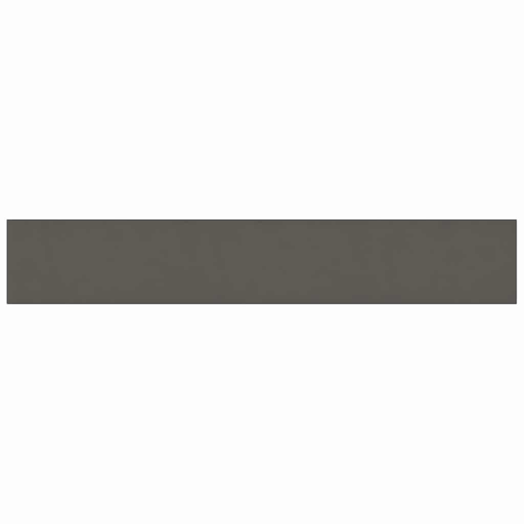 Painel de parede 12 pcs 90x15 cm veludo 1,62m² cor cinza-escuro