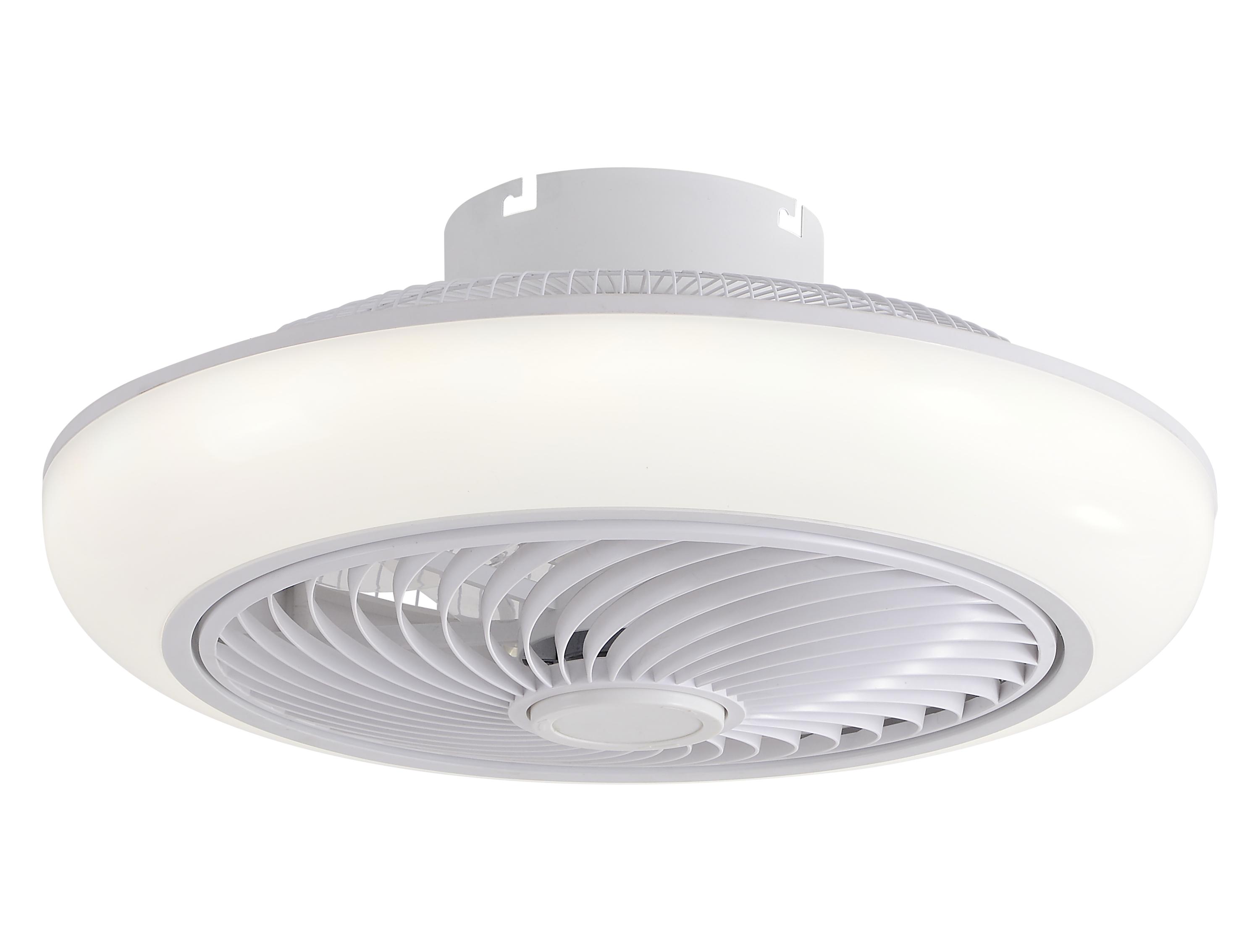 Lâmpada LED com ventoinha e grelha