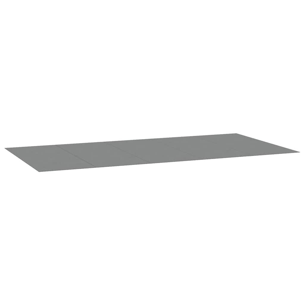 vidaXL tapiz de suelo piscina geotextil poliéster gris claro 550x280cm