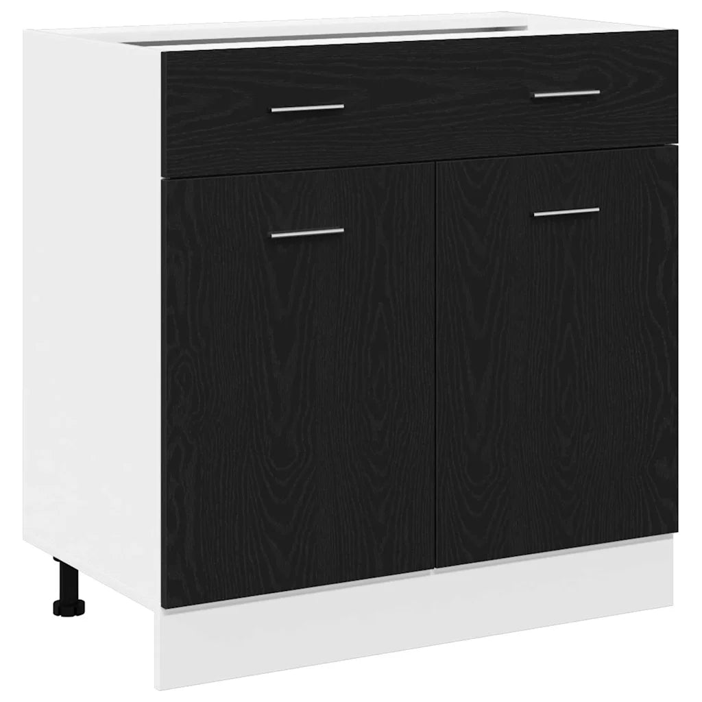 Armario moderno de pared con cajón y estante 80