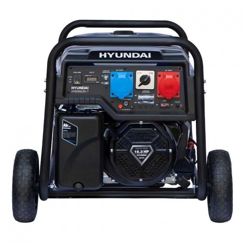 Hy10100lek-t gerador elétrico hyundai de potência total 7,7 kw / 10,6kva