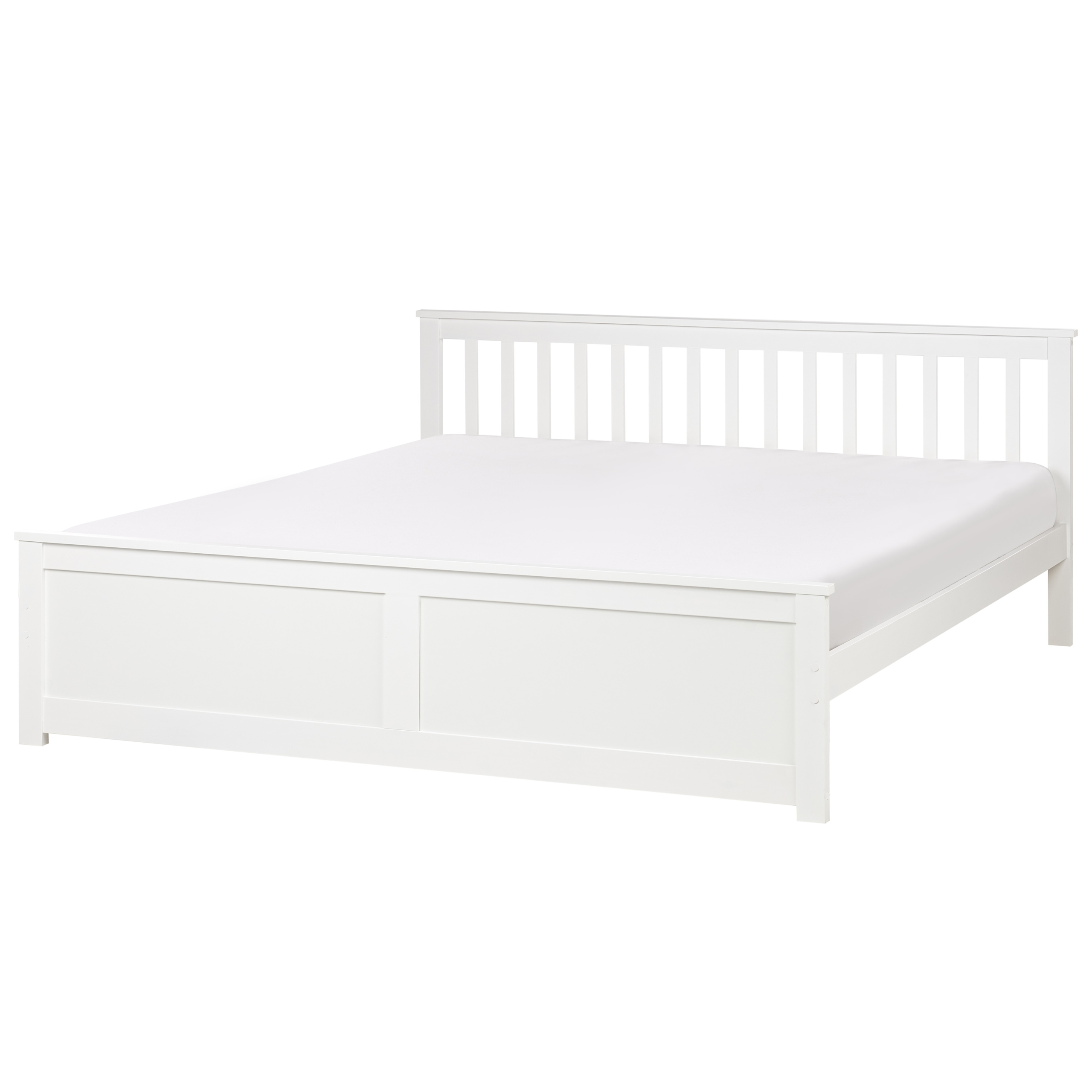 Cama madeira de pinho olendon 180 x 200 cm branco