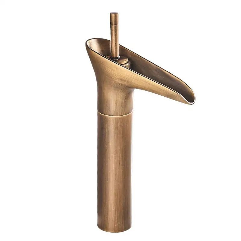 Torneira de lavatório retro, dourado