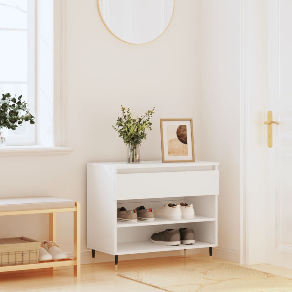 Sapateira 70x36x60 cm derivados de madeira branco ptxt5245