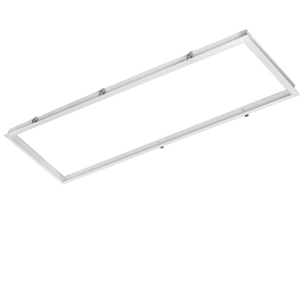 Quadro, armação alumínio painel de LED 120x30cm