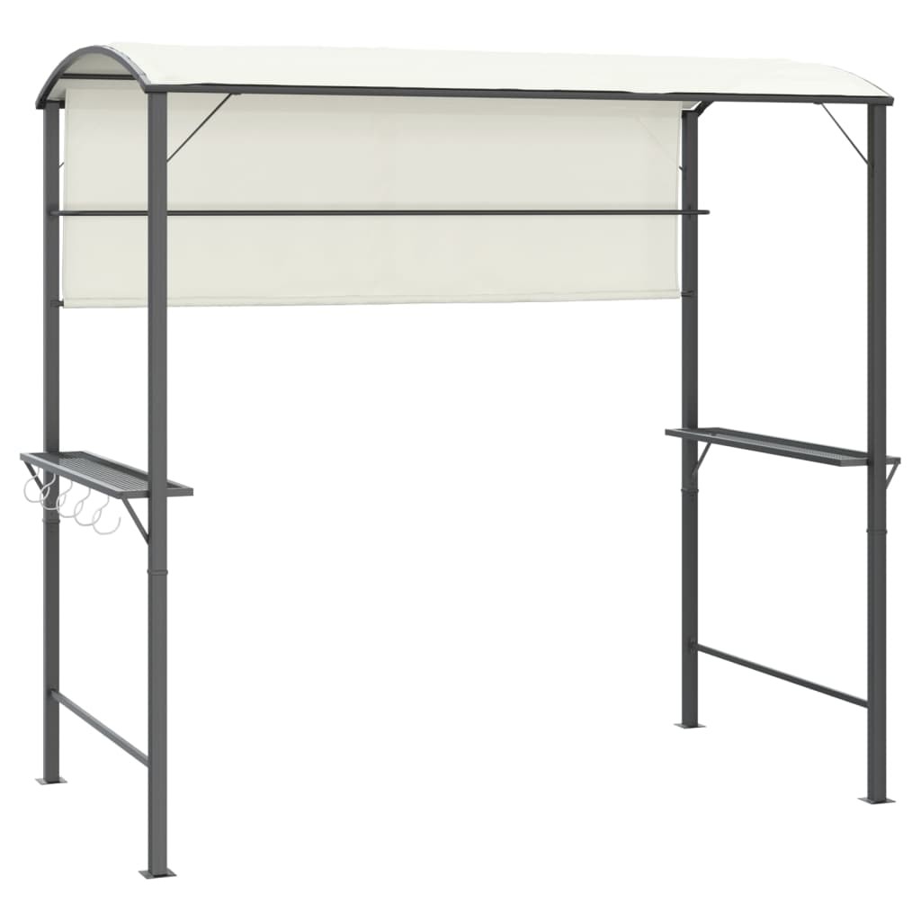 Gazebo com cobertura creme 220x110x200 cm