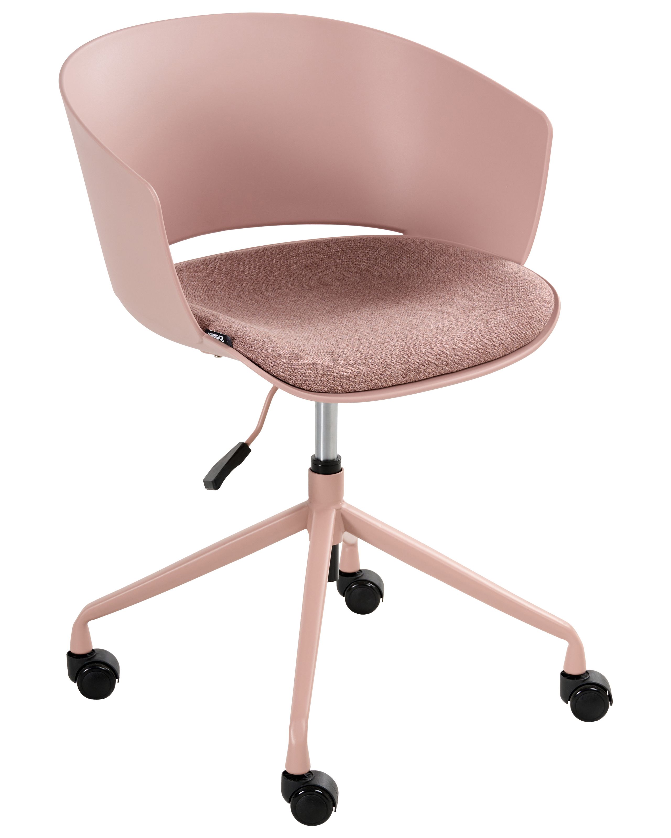 Cadeira de escritório gleeful tecido rosa